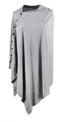 Nursing Cover for Breastfeeding - Multi Use - Nursing Blanket – Poncho Style with Buttons - Stretchy Baby Car Seat Canopy - Nursing Cover Scarf