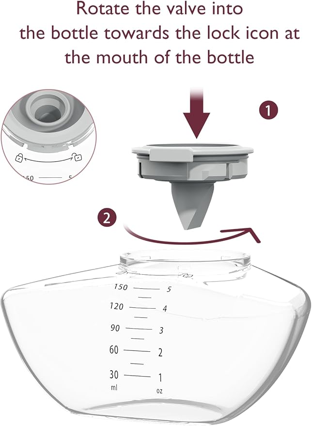 Momcozy Original Replacement Accessories for Upgraded Mobile Flow | Upgraded M9,Original Upgraded M9 Breastfeeding Parts,Valve,2 Pack