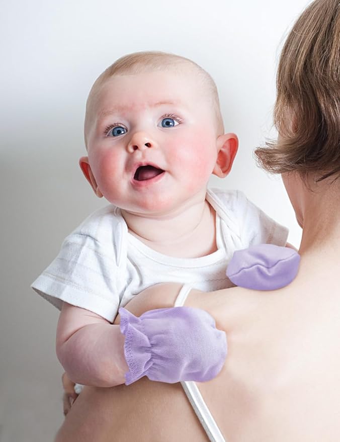 Cute Baby Mittens Newborn, No Scratch Baby Boy Mittens, Baby Girl Hat Gloves for Toddlers, Infant, Newborn