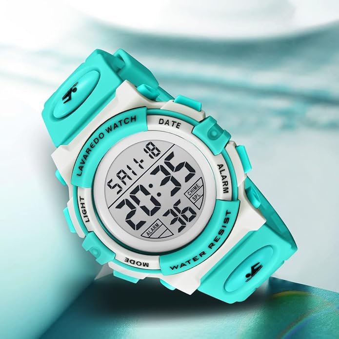 Kids Watch,Boys Watch for 3-15 Year Old Boys,Digital Sport Outdoor Multifunctional Chronograph LED 50 M Waterproof Alarm Calendar Analog Watch for Children with Silicone Band,Kids Gift