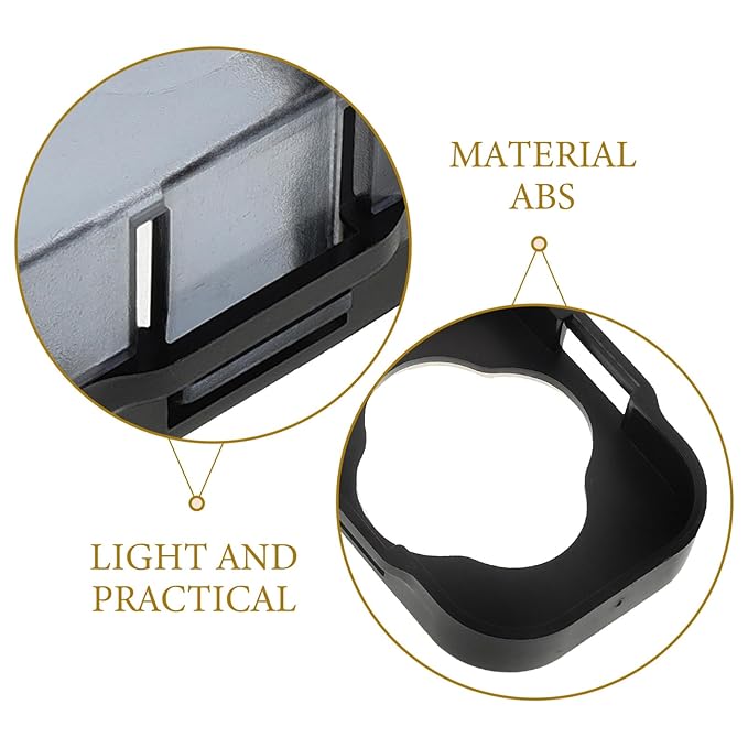 Safety Lock Protection Cover Childproof Door Knob Covers for Kids Durable Transparent ABS 2.36 x 1.57 x 0.98 Inch - Baby Proofing Solution