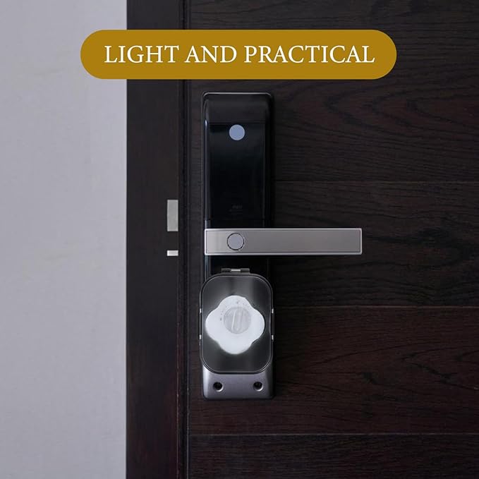 Safety Lock Protection Cover Childproof Door Knob Covers for Kids Durable Transparent ABS 2.36 x 1.57 x 0.98 Inch - Baby Proofing Solution