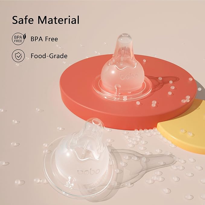 YOHKOH PPSU Baby Bottle Wide Neck, Newborn Anti-Colic Baby Bottle with Natural Response Nipple, Streamlined Body, Easy to Clean (8.8oz (Pack of 4), Blue)