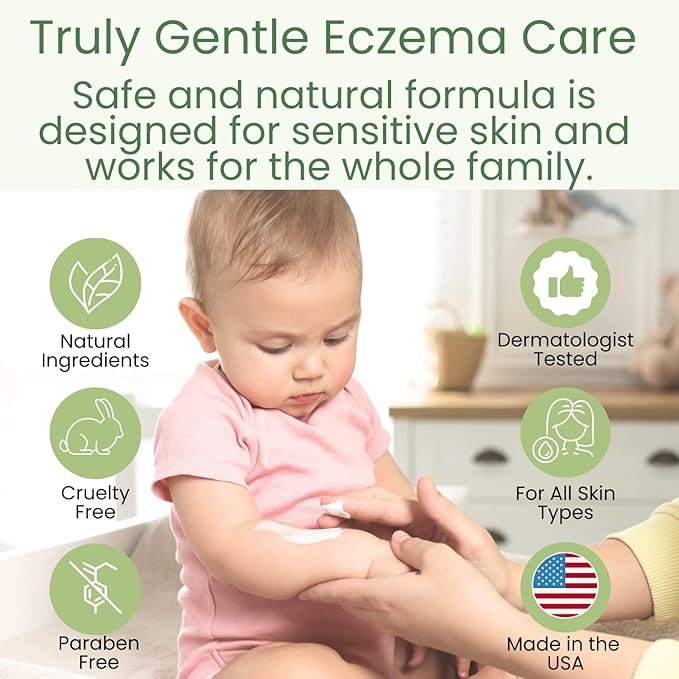 TruKid Kids Body Wash – Natural, Unscented Face, Body & Hand Wash for Sensitive Skin - NEA-Accepted for Eczema – Dermatologist Tested, Non-Toxic, Tear-Free Baby Bath Essential, 8 fl oz