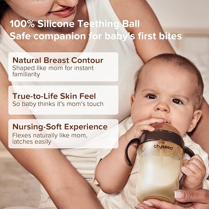 PPSU Natural Breast-Like Bottle with Nipple(3-7 Months),10oz,1pack