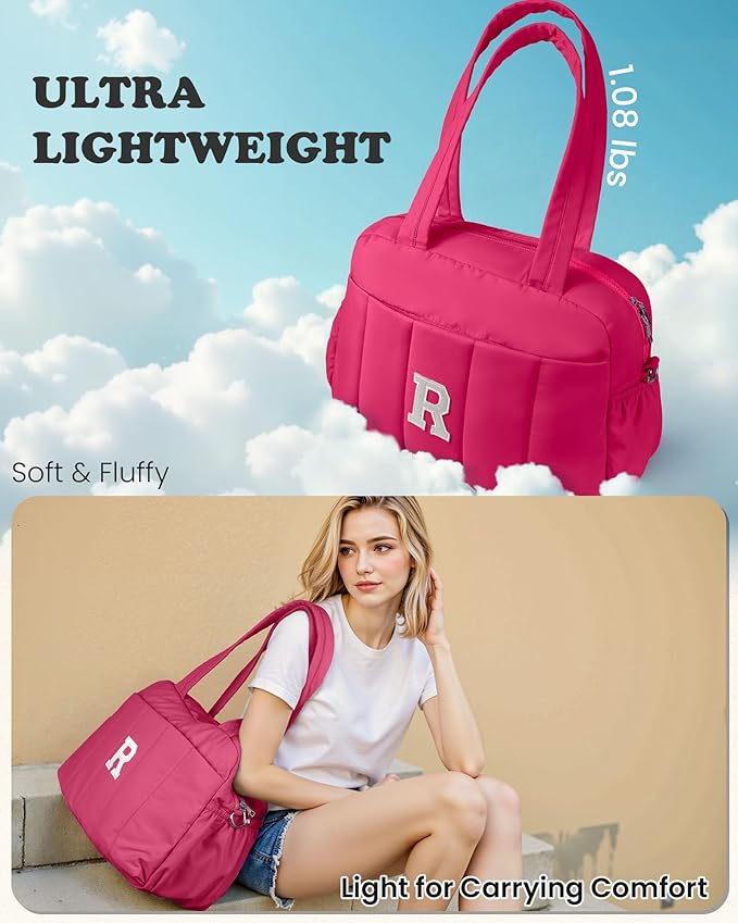 Dance Bag, Kid Weekender Bags,Tween Girls Trendy Stuff-Girl Overnight Bag with Wet Pocket,Lightweight Travel Tote Personalized Cheer Bags with Makeup Pouch
