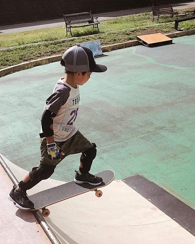 Soft-Style Kids Knee and Elbow Pads with Bike Gloves, Flexible Impact-Resistant Gear for Ages 2-11, Designed for Balance Bikes, Roller-Skating, and Skateboarding