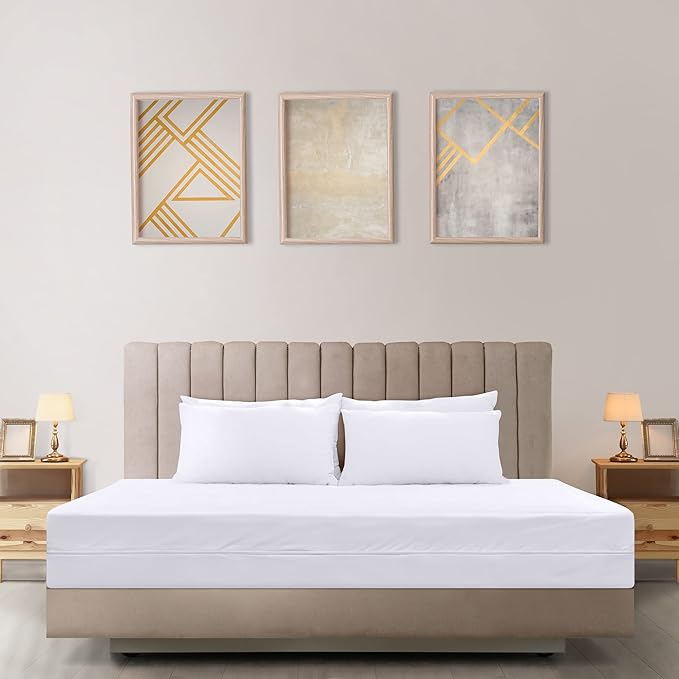 Utopia Bedding Zippered Mattress Encasement Full Size (Pack of 10), 100% Waterproof, Dust Mite and Bed Bug Proof Mattress Protector, Absorbent 6-Sided Mattress Cover