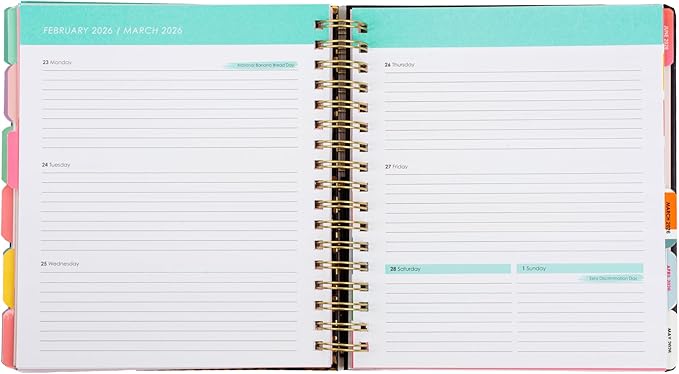 Votum August 2025 to January 2027 Large Back to School Academic Planner- Daily, Weekly & Monthly Organizer with Pens, Stickers, Sticky Notes, and a Sturdy Cover - With God All Things Possible