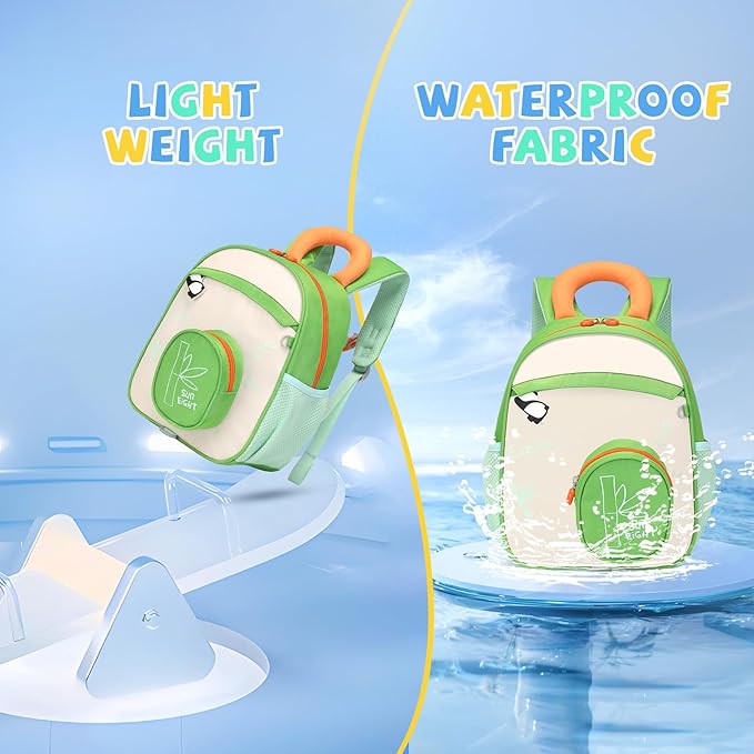 SUN EIGHT Kids Backpack with Plush Toy β Cute & Durable School Bag for Toddlers and Kindergarten