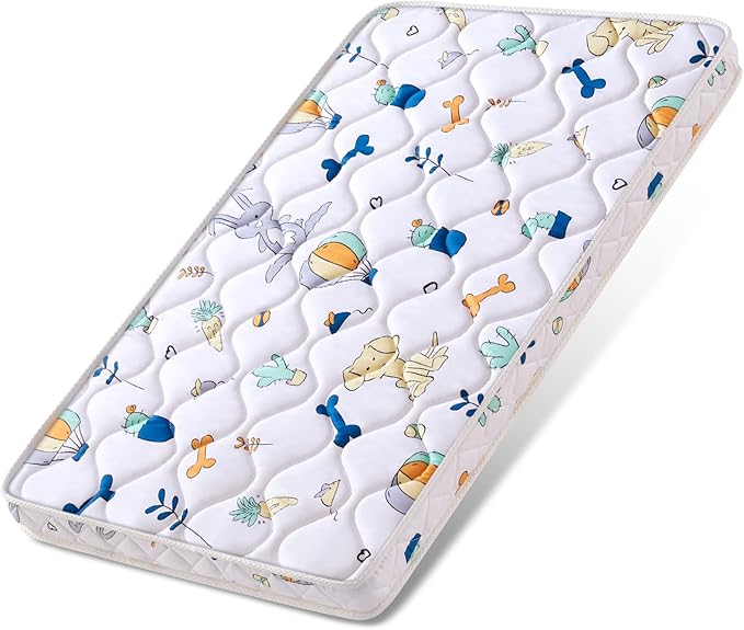 Baby Bassinet Mattress 30x 15 inches- Firm Support and Comfort Premium Foam,Noiseless and Odorless,Hypoallergenic Small Crib Mattress, Fits Moses Basket, Dual Sided with Soft Breathable Fabric