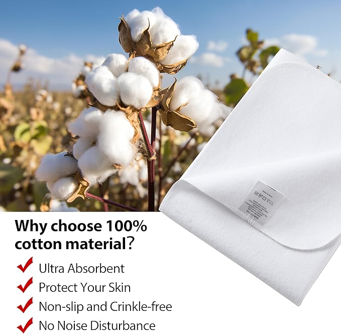 Washable Underpads, 34" x 72" (Pack of 2) Extra Heavy Absorbency ,100% Waterproof Mattress Protector,Flannel Cotton Underpads for Kids, Adults,Pets,Bed, Couch, Sofa, Floor,Home