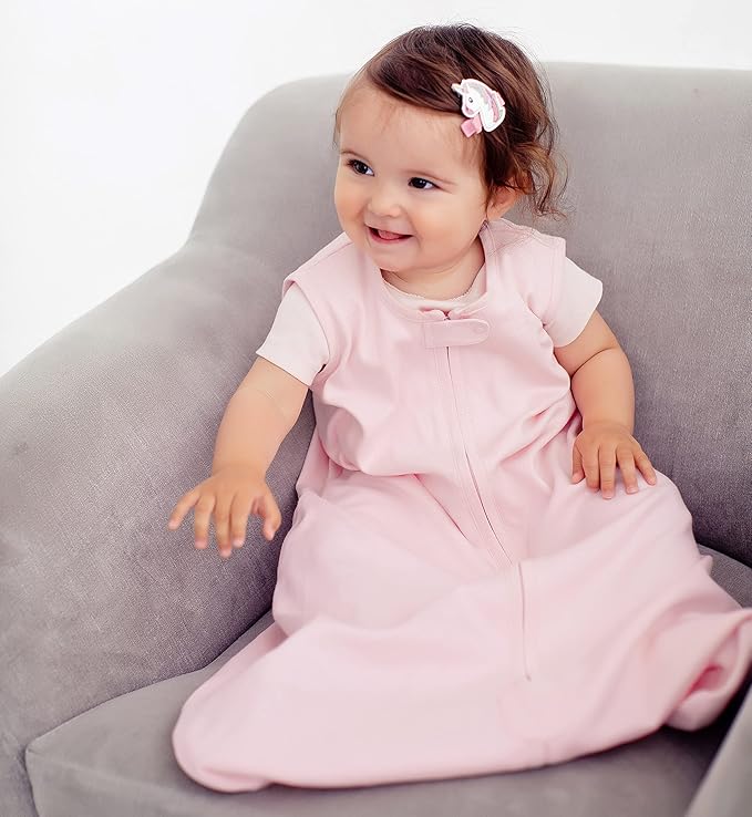 Mama Cheetah Baby Sleep Sack 0.5 TOG, Organic Cotton Baby Wearable Blanket with Two-Way Zipper, Swaddle Transition Baby Sleeping Bag for Newborn Infant Toddler Boy Girl, 18-24 Month