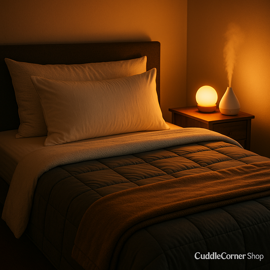 The Evening We Keep: A 14-Night Comfort Ritual with Throws, Weighted Blankets, and Gentle Light | CuddleCorner Shop