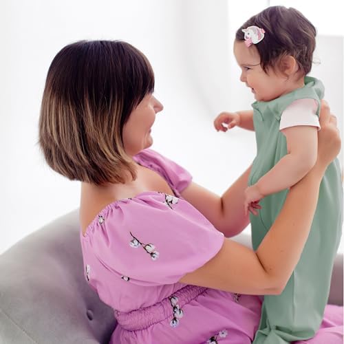 Mama Cheetah Baby Sleep Sack 0.5 TOG, Organic Cotton Baby Wearable Blanket, Swaddle Transition Baby Sleeping Bag, Boy Girl Newborn Infant, XXL (24-48 M)