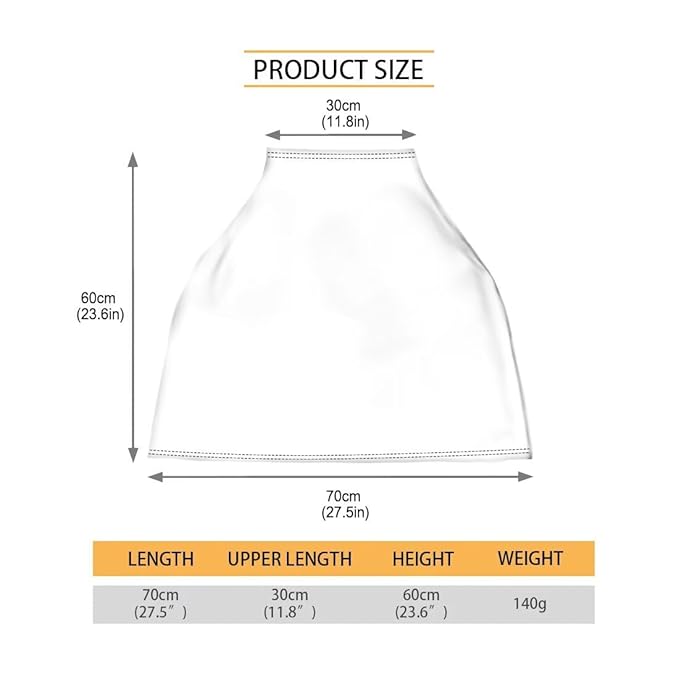 Binienty Brown Dog Paw Prints Infant Carseat Canopy for Boys Girls - Pug Animal Stretchy Breathable Soft Infants Stroller Cover Cozy Car Seat Covers