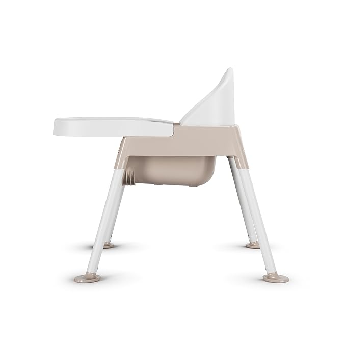 Foundations Secure Sitter Feeding Chairs Multipack, No-Tip Feet, 3-Point Adjustable Harness, Removable Tray, Easy to Clean, Stackable Feeding Chairs, 3 Pack (9 inch)