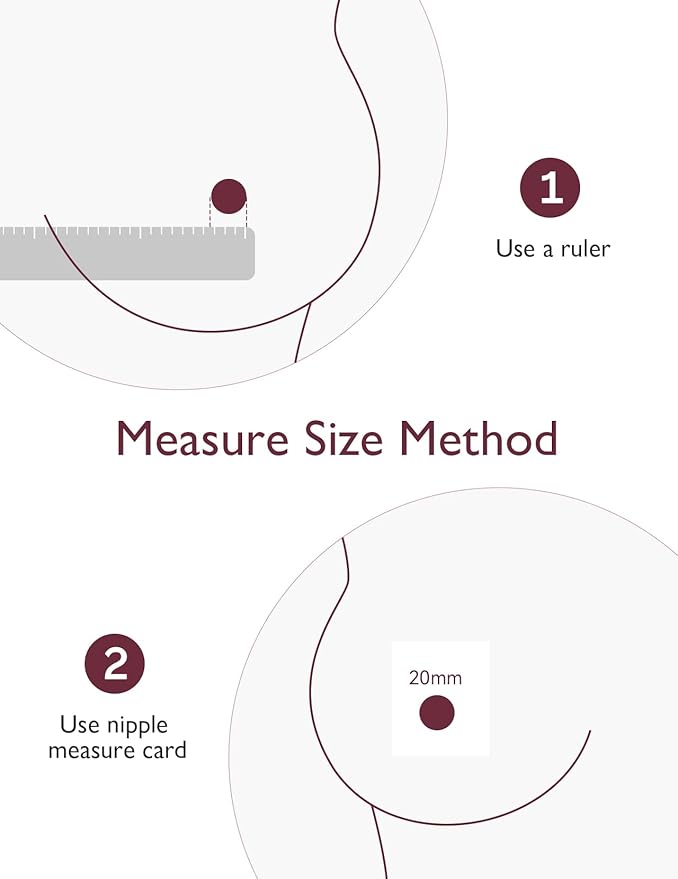 Momcozy Original Replacement Accessories for Upgraded Mobile Flow | Upgraded M9,Original Upgraded M9 Breastfeeding Parts, Inserts 15/17/19/21mm