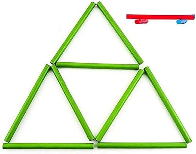 Umbresen Montessori Toys Math Educational Toy - Wooden Intelligence Sticks Number Cards and Counting Rods with Box