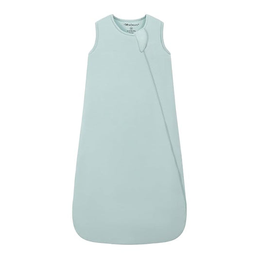 Mosebears Unisex Baby Sleep Sack 1.0 TOG, Supersoft Rayon Made from Bamboo Wearable Blanket with 2-Way Zipper(Sage,18-36 Months)