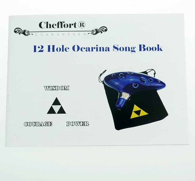 "Cheffort" 12 Hole Ocarina From Legend of,Alto C with Protective Bag,Buy ocarina,ocarina of time,Play by Link