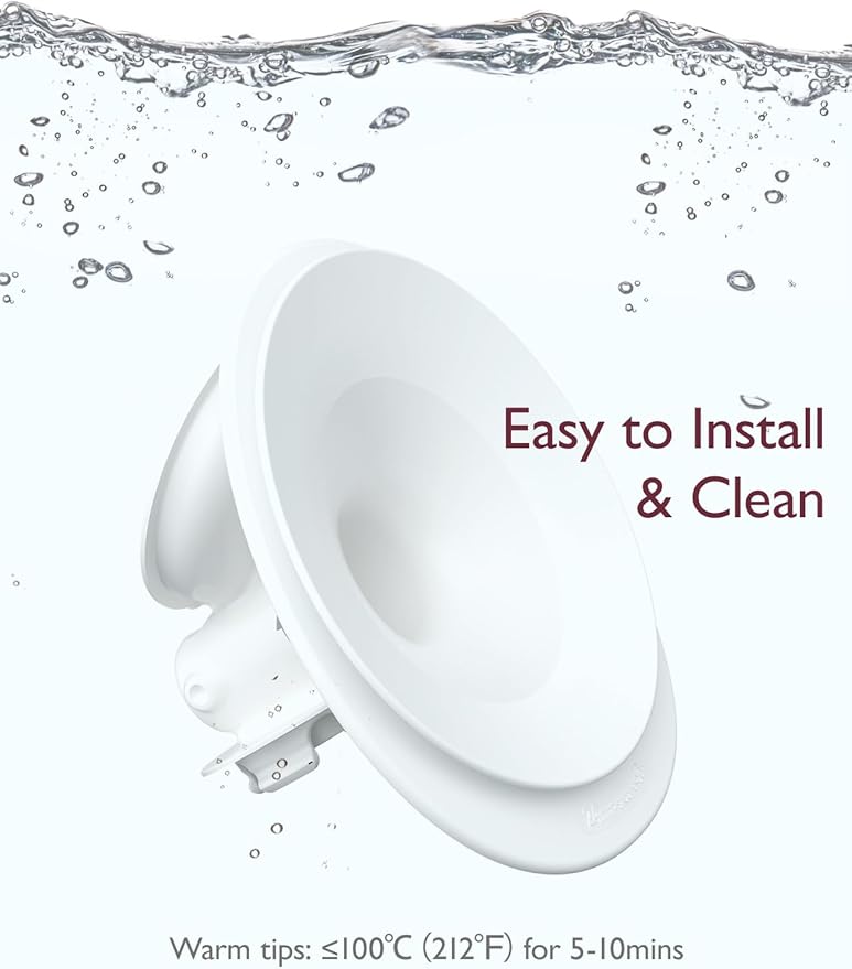 Momcozy Original Replacement Accessories for Upgraded Mobile Flow | Upgraded M9,Original Upgraded M9 Breastfeeding Parts,24mm Flange,1 Pack