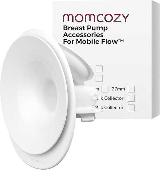 Momcozy Original Replacement Accessories for Upgraded Mobile Flow | Upgraded M9,Original Upgraded M9 Breastfeeding Parts,27mm Flange,1 Pack