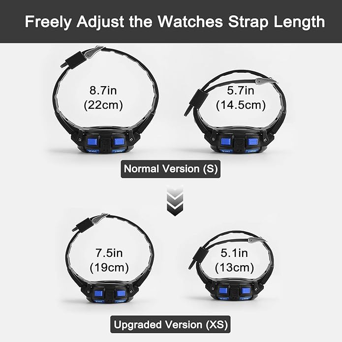 Kids Watch,Boys Watch for 3-15 Year Old Boys,Digital Sport Outdoor Multifunctional Chronograph LED 50 M Waterproof Alarm Calendar Analog Watch for Children with Silicone Band,Kids Gift