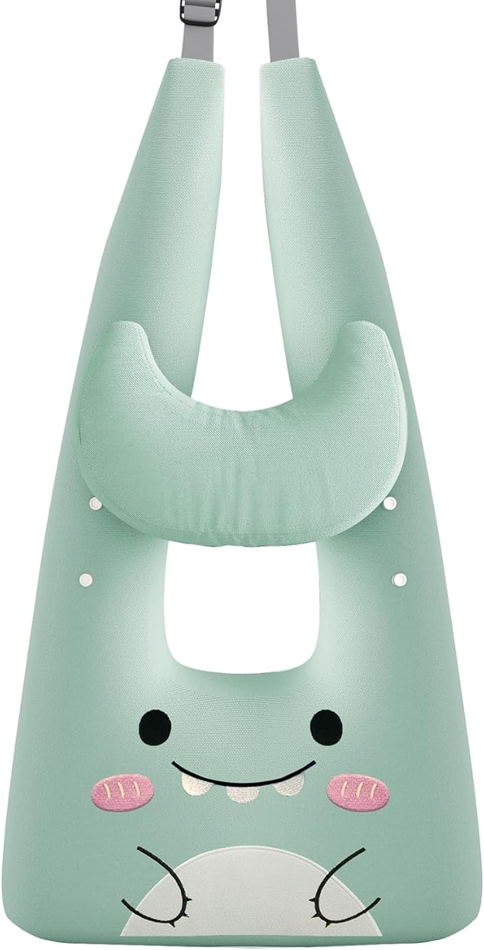 Travel Pillow,Car Pillow Kids Travel Pillow Car seat Pillow U Shaped Pillow for Travel Skin-Friendly Material The Sleeping Aid for Adults and Kids on Road Trips (Green)