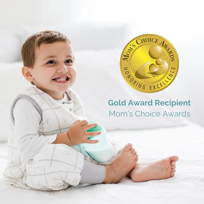 Tealbee Dreamsuit: Toddler Sleep Sack with Feet 12-18 months, 18-24 months - 1.2 TOG All Season Baby Wearable Blanket for Walkers - Rayon made from Bamboo, Organic Cotton Sleep Bag (12m-2T) - Alphabet