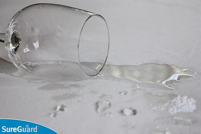 SureGuard Twin Extra Long (XL) Mattress Protector - 100% Waterproof, Hypoallergenic - Premium Fitted Cotton Cover - Smooth