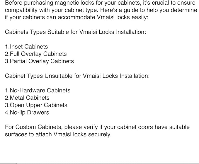 Child Safety Magnetic Cabinet Locks - vmaisi 4 Pack Adhesive Baby Proofing Cabinets & Drawers Latches