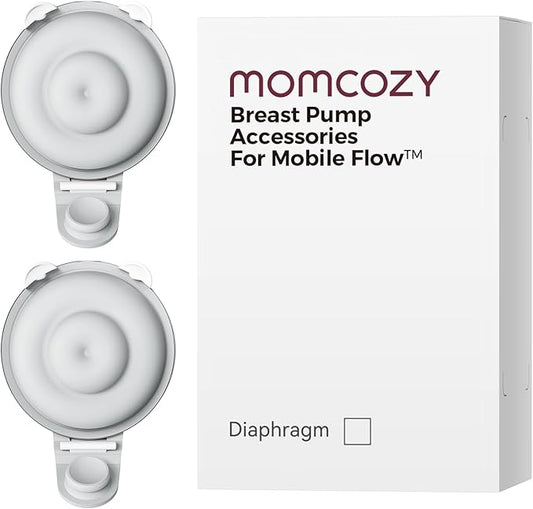 Momcozy Original Replacement Accessories for Upgraded Mobile Flow | Upgraded M9,Original Upgraded M9 Breastfeeding Parts,Double-Layed Diaphragm,2 Pack