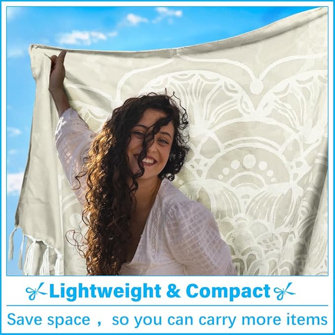 Oversized Turkish Beach Towel Blanket XXL Cotton Sandproof Towels Boho Woven Extra Large Big Sand Free Giant Throw Thick Blankets Huge Quilt XL Picnic Camping Necessities Cloud For Adult Gifts