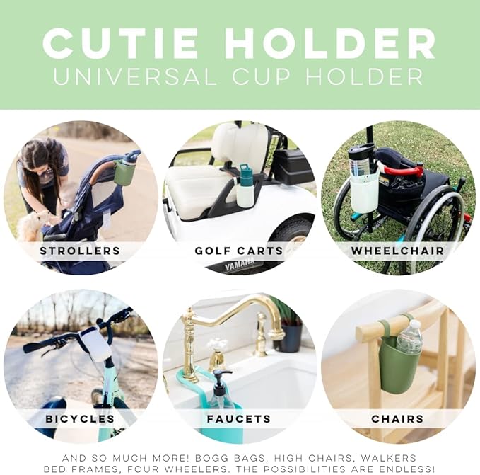 Ryan & Rose Cutie Holder Universal Stroller Cup Holder (Glow)