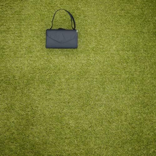 Little Unicorn 5'x7' Outdoor Family Picnic & Beach Blanket | Durable & Water-Resistant Fabric | Compact Fold & Easily Wipes Clean | Zipper Pocket (Midnight Poppy)