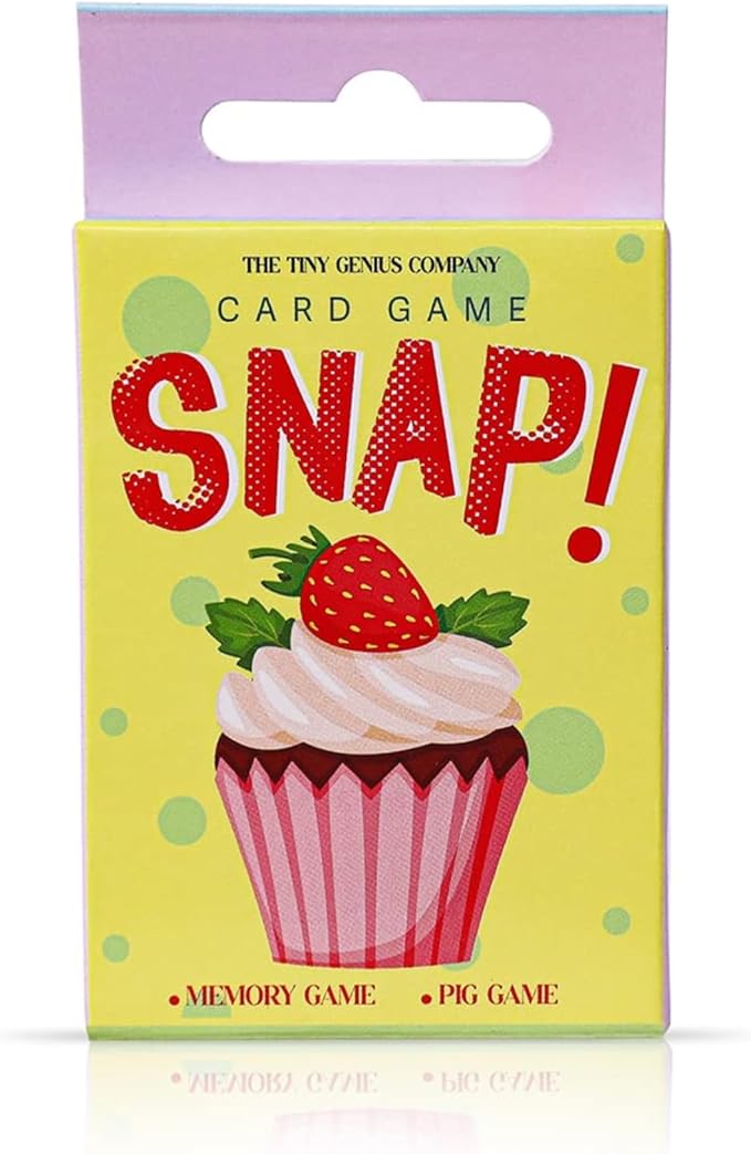 TGC Snap Cards 3-in-1 Summer Card Game Set for Kids – 3 Decks, Educational Memory Match & Creativity, 52 Durable Playing Cards for Ages 4 & Up, Fun Family Game Night, Travel-Friendly, Screen-Free Play