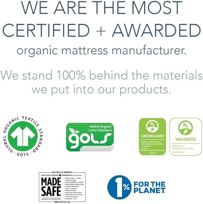 Naturepedic Organic Waterproof Mattress Protector Pad - Washable & Reusable Fitted Stretch Knit Mattress Cover - Highly Absorbent Bed Incontinence Pads - Breathable Fitted Cover for Twin 9"-16"