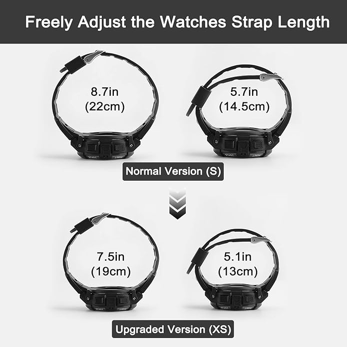 Kids Watch,Boys Watch for 3-15 Year Old Boys,Digital Sport Outdoor Multifunctional Chronograph LED 50 M Waterproof Alarm Calendar Analog Watch for Children with Silicone Band,Kids Gift