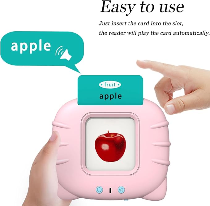 Toddler Learning Toys for 2 3 4 5 Year Old Girls, Autism Sensory Toys for Autistic Children, Speech Therapy Toys, 112 Cards - 224 Sight Words Talking Flash Cards