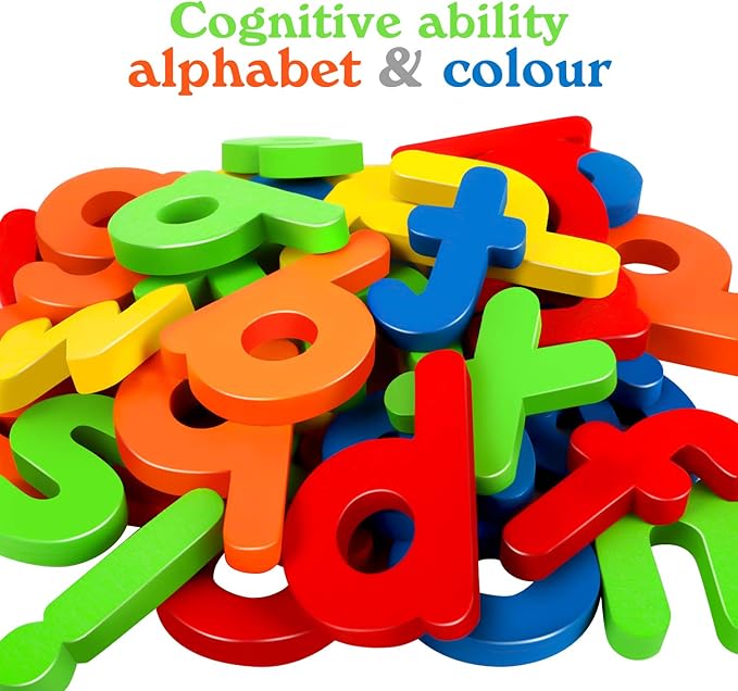 SpringFlower See & Spell Matching Letter Toy,Learning Educational Toy For 3 4 5 6 Years Old Boys And Girls,Preschool Learning Activities,Shape & Color Recognition Game,Cvc Word Builders For Kids,80Pcs