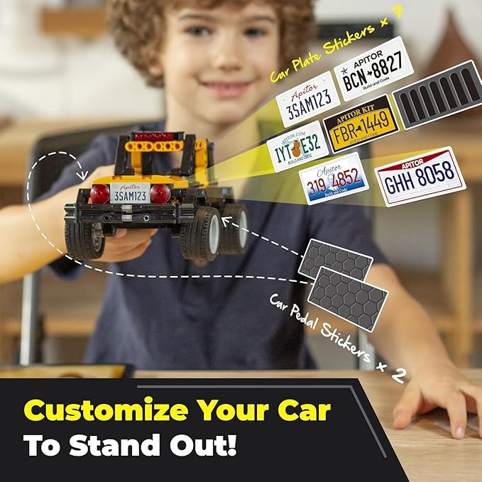 Robot R 4-in-1 Robot Building Kit, APP Remote Control STEM Coding Toys, Educational Gifts for Boys Girls Kids Ages 6-12, 4 Control Modes (300 Pieces)