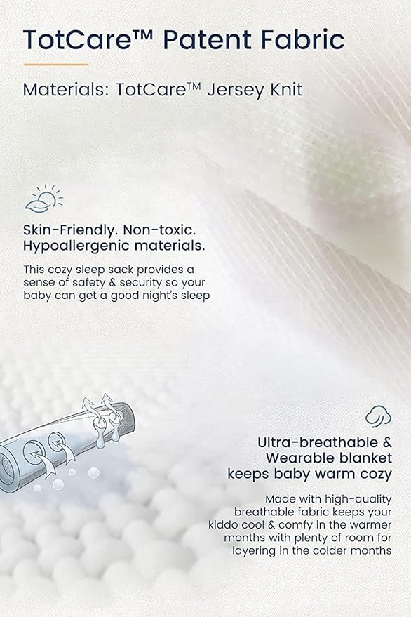 TotAha Sleep Sack 6-12-15 Months 3-Pack, Stretchy Sleepsacks, Buttery Soft, Swaddle Transition Sleeping Bag, 2-Way Safe Zippers, Silky Comfort Baby Wearable Blanket for girl boy 0.5 TOG