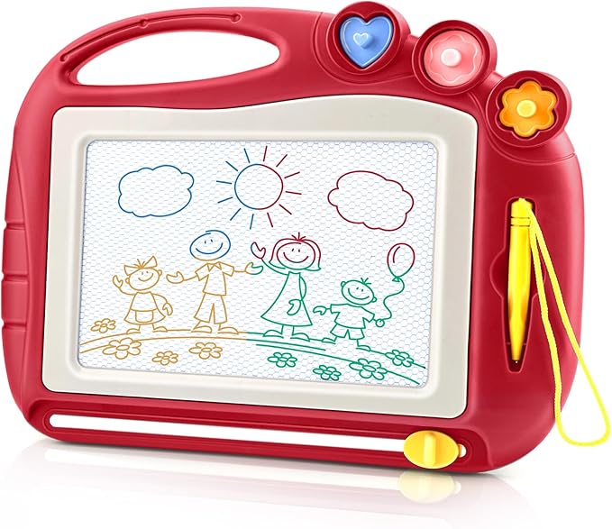 Magnetic Drawing Board, Toddler Toys for Age 1 2 3 Boys Girls, Toddler Drawing Board, Birthday Easter Christmas Halloween Kids Toy Gifts for Boys and Girls