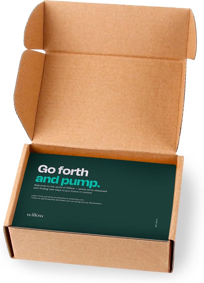 Willow Go - Hands Free Breast Pump - Wearable Breastfeeding Pump - Portable, Electric, Cordless, & 9 Levels of Hospital Grade Suction Strength - Postpartum Essentials - Single Breast Pump