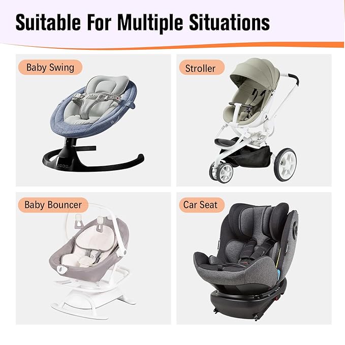 KAKIBLIN Baby Travel Pillow,Baby Neck Pillows for Car Seat,Upgraded Baby Head Pillow,Toddler Head and Neck Baby Support Pillow for Car Seat, Pushchair,Travel (Gray Fox)