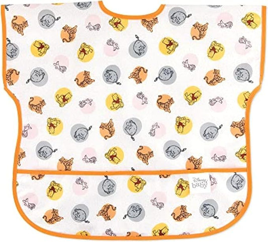 Bumkins Bibs - Toddler Bibs, Waterproof, Large for 1-3 Years, Short Sleeve