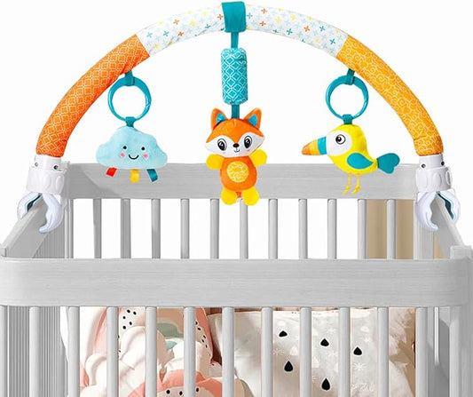 Pau1Hami1ton Baby Stroller Arch Toys, Car Seat Toys,Baby Gifts.S-19(Fox)