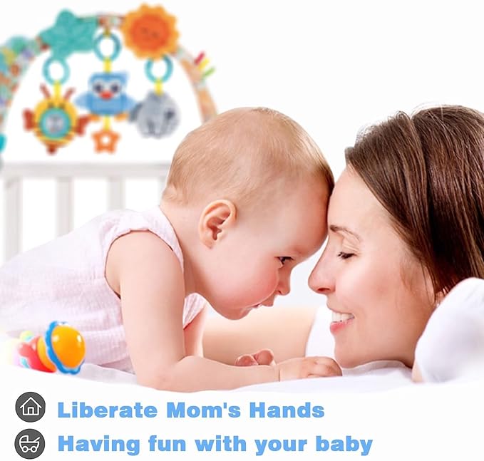 Baby Stroller Arch Toys, Pau1Hami1ton Car Seat Toys,Baby Gifts.S-19(Blue Owl)