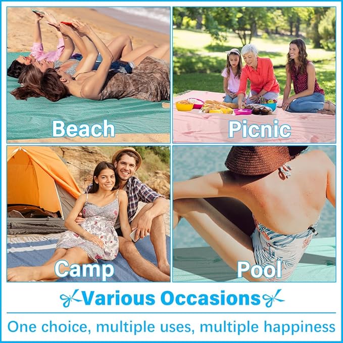 Oversized Turkish Beach Towel Blanket XXL Cotton Sandproof Towels Boho Woven Extra Large Big Sand Free Giant Throw Thick Blankets Huge Quilt XL Picnic Camping Necessities Cloud For Adult Gifts Black